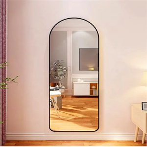 Espejo moderno de cuerpo entero, rectangular, antiexplosión, arqueado, para uso en la pared del dormitorio - Product Image 1