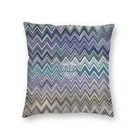 Housses de coussin à rayures de couleur, impression Double face avec fermeture éclair cachée pour Patio extérieur, jardin, salon