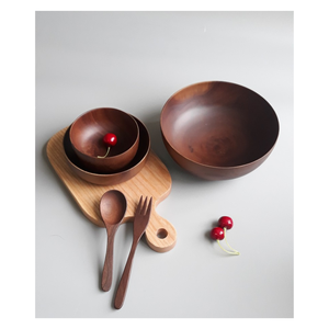 ชามไม้น้ำหนักเบาพร้อมดีไซน์ตามหลักสรีรศาสตร์เพื่อการเสิร์ฟที่สะดวกสบาย - Product Image 6