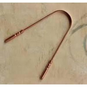 Nettoyant pour langue en cuivre léger d'excellente qualité avec des bords flexibles sans rayures, parfait pour les soins bucco-dentaires quotidiens. - Product Image 2
