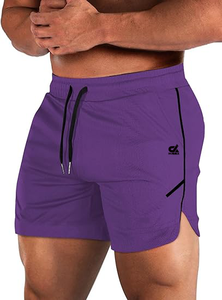 Short d'entraînement de gymnastique pour hommes, pantalon court athlétique léger, entraînement de musculation - Product Image 4