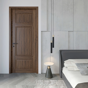Puerta Interior Contemporánea de Madera Sólida con Núcleo de MDF, Resistente a la Humedad, Insonorizada, Diseño de Lujo, para Uso Comercial, Escolar y Hospitalario - Product Image 3
