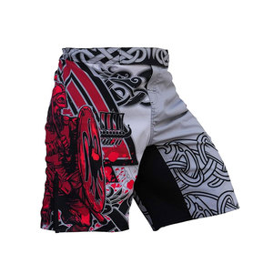 High Quality MMA <b>Shorts</b> for <b>Men</b> Custom Logo Printed Solid <b>Pattern</b> Sublimation Elastic Waist High Street Made Cotton-Online Sale - Product Image 2