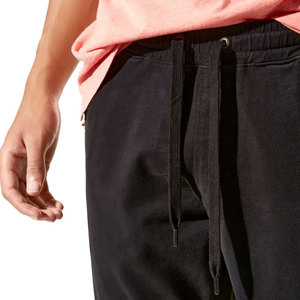 Pantalon de jogging décontracté pour homme de qualité supérieure, en molleton épais mi-lourd, en coton/polyester non tissé, avec cordon de serrage - Product Image 4