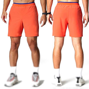 Moda diseño diferente estilo callejero pantalones cortos lisos en blanco pantalones cortos deportivos transpirables para hombres de talla grande al mejor precio - Product Image 1