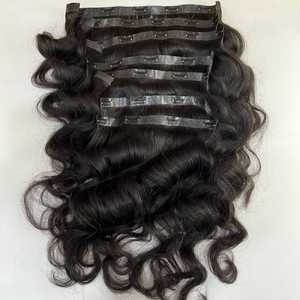 วิกผมคนจากเวียดนามแบบคลิปหนีบผม PU แบบไร้รอยต่อ - Product Image 6