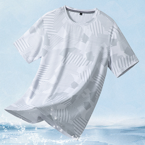 Fabricant personnalisé graphique pour hommes séchage rapide Slim Fit Polyester Tshirt Running T Shirt pour hommes Sports Gym T-shirt pour hommes - Product Image 5