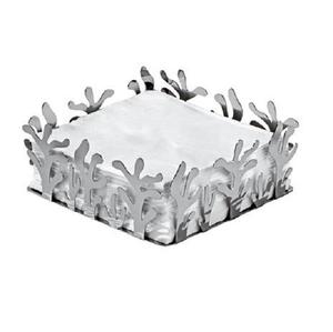 Customised Silver Metal <b>Tissue</b> Stand Latest Style Tin Square Shape Handle <b>Paper</b> Material Home Kitchen Hotel Restaurant Box - Product Image 3