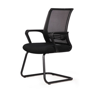 Modern Metal Armless Office Chair with Steel <b>Frame</b> & Mesh Back Stacking Design for Home & School Use (HOM1016-03) - Product Image 1