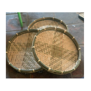 Cesta de bambú de decoración Natural 100%, cesta de fruta de bambú hecha a mano, precio competitivo respetuoso con el medio ambiente, venta al por mayor de Vietnam - Product Image 5