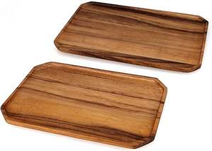 Bandeja Organizadora de Madera Hecha a Mano, Duradera y Ecológica, de Grado Comercial, para Servir y Exhibir Alimentos en Catering y Uso Residencial - Product Image 6