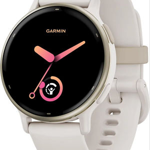 Best Quality New Garmins vívoactive 5, Health and Fitness GPS Smartwatch, AMOLED Display, Up to 11 Days of <b>Battery</b>, Ivory - Product Image 1