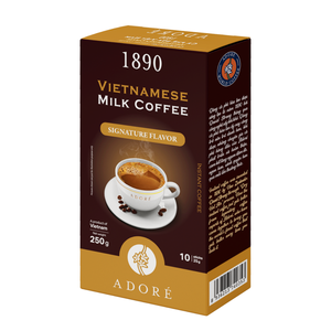 ชุดของขวัญกาแฟสำเร็จรูปกลิ่นเข้มข้นแบบดั้งเดิมจากเวียดนาม100% คาปูชิโน่มิกซ์8กล่องอายุการเก็บรักษา24เดือน - Product Image 1