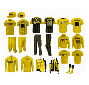 Ensemble de vêtements de sport personnalisés pour équipe : maillot de baseball, pantalon, sweat-shirt, sac - Vente chaude tendance, prix bas, couleurs et tailles personnalisées - Product Image 1