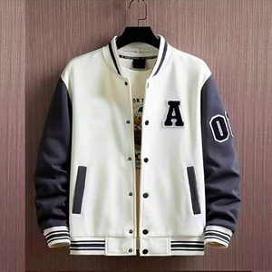 2024 última chaqueta de bombardero bordado Logo algodón Streetwear béisbol bombardero chaqueta esquí impermeable hombres Parka chaqueta de Bombardero - Product Image 3