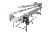 SUISER MAKINE Sorteer- en selectietafel van roestvrij staal voor noten, fruit, groenten, bonen en zaden