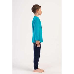 Ensemble de pyjama pour garçon ERKEK COCUK P.SUPREM à col rond et manches longues (9/10-15/16) - ZUMRUT - ZUMRUT - Product Image 2