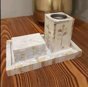 Quemador de Incienso de Madera Hecho a Mano con Incrustaciones de Madreperla y Hueso, el Mejor Regalo de Navidad, Otros Portavelas, Faroles y Frascos - Product Image 4