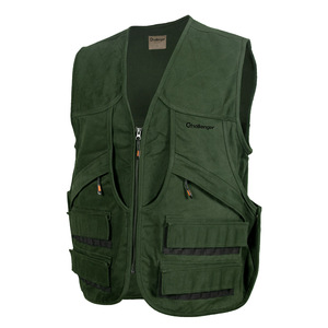 Gilet de chasse en tissu de coton résistant aux déchirures, multi-poches, porte-cartouches, imperméable - Product Image 1