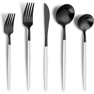 Elegante Juego de Cubiertos de Acero Inoxidable con Acabado Espejado y Diseño Moderno, Alta Demanda - Product Image 2