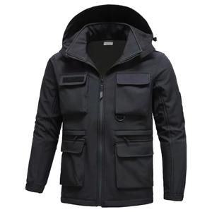 แจ็กเก็ตกันลมกันหนาวสำหรับผู้ชายแจ็คเก็ตมีฮู้ดสไตล์ลำลองแจ็คเก็ตกันฝนกันน้ำ - Product Image 1