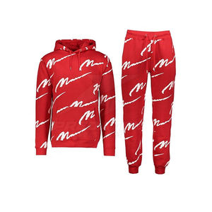 Último diseño ropa de invierno hombres chándal conjunto casual manga larga chándal personalizado para la venta - Product Image 1