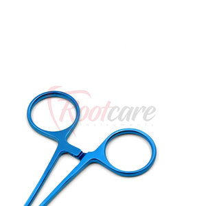 High Quality Crile Needle <b>Holder</b> Blue Titanium Coated Fine <b>Control</b> Smooth Handling Surgical Forceps - Product Image 5