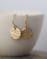 Boucles d'oreilles artisanales en laiton plaqué or avec motifs émaillés et tourbillonnants, style imitation antique, pour la plage et les cadeaux de fête