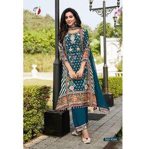 Costume de Salwar Kameez pakistanais de haute qualité pour femmes pour l'occasion de fête de mariage du grossiste indien - Product Image 1