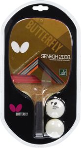 For Senko 2000 Penhold Grip <b>Table</b> <b>Tennis</b> Rubber Blade 10940 Pre-Assembled Single Ply - Product Image 2