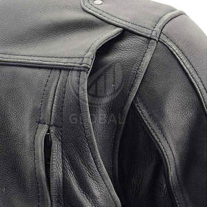 Chaqueta de Motociclista de Cuero Personalizable de Alta Calidad, Transpirable, de Manga Larga, la Más Vendida para Hombre, Precio al por Mayor de Invierno, GLOBAL EDGE - Product Image 5