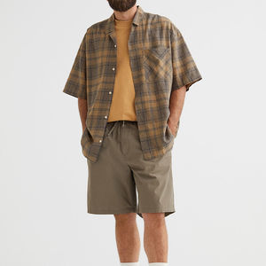 Pantalones Cortos Casuales de Algodón Sólido para Hombre, Transpirables, de Secado Rápido, Ropa Deportiva de Verano, Estilo Americano, Pantalones Cortos Urbanos para Venta en Línea - Product Image 3