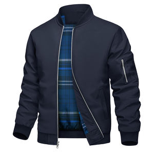 Veste bomber coupe-vent de haute qualité personnalisée, vente chaude, coupe ajustée, veste bomber en coton, nouvelle arrivée, vestes universitaires pour hommes - Product Image 1