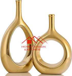 Jarrón de Metal Decorativo de Mesa Más Vendido, Diseño Moderno, Acabado Plateado, para Decoración del Hogar, Hotel, Flores de Lujo - Product Image 4