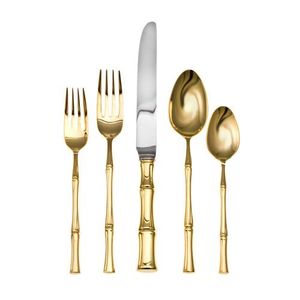 Luxury Metal <b>Flatware</b> <b>Set</b> With Stylish Polished Finish Perfect For Dining Table Display And Home Kitchen Organization - Product Image 3