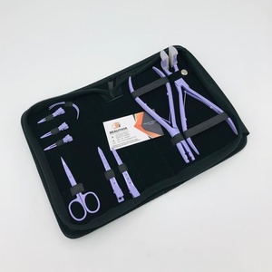 คีมหนีบผมทำจากเหล็กสีม่วงลาเวนเดอร์อเนกประสงค์อุปกรณ์ต่อผมแบบเทป - Product Image 1