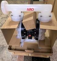 ARO PD20P-FPS-PTT 2 ''POMPE À DOUBLE DIAPHRAGME EN PLASTIQUE