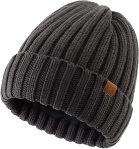 Gorros de Punto Jacquard Personalizados con Logotipo, Gorros de Mohair para Invierno, Gorros con Vuelta para Clima Frío, Moda - Product Image 3