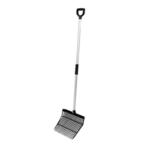 Forca per letame in plastica con manico in alluminio - Product Image 1