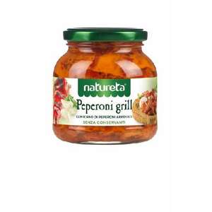 Pimientos Asados y Conservados en Aceite Natureta, 290g X 12 Unidades, Fruta en Frasco de Vidrio ETA KAMNIK - Product Image 1