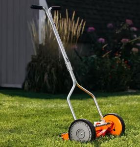 Eco friendly American Lawn <b>Mower</b> 1204 14 reel <b>mower</b> for sale 14 inch 4 blade manual <b>push</b> quiet precise lawn cutting tool - Product Image 5
