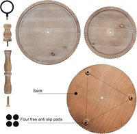 Présentoir Buffet en Bois Lavihexco en Gros pour Fêtes, Hôtels et Restaurants - Haute Qualité, Taille Personnalisable, Origine Vietnam
