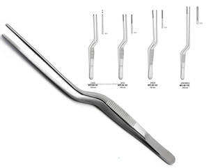 Pinzas Adson Bayonet de Acero Inoxidable, Pinzas Quirúrgicas para Aplicación de Apósitos, Punta Serrada, Instrumentos Médicos Quirúrgicos, Kit Quirúrgico Manual - Product Image 5