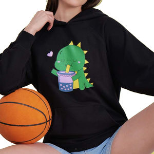 Dernier pull à capuche personnalisé pour femmes 100% coton épais polaire Patchwork marque logo extérieur vêtements d'hiver sweat à capuche imprimé - Product Image 6