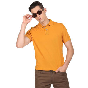 Cotone/fibra di bambù traspirante da <span class=keywords><strong>uomo</strong></span> ad asciugatura rapida per camicia Logo personalizzato colore primaverile Casual manica corta colletto a bottone solido - Product Image 6