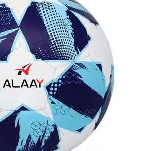 Alaay, nuevo diseño, logotipo personalizado, tamaño 5, balón de fútbol, paneles de costura de entrenamiento oficial hechos de materiales de PVC PU TPU - Product Image 3