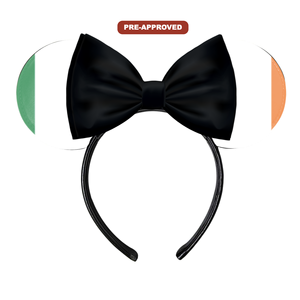 Diadema Personalizada Hecha a Medida con Orejas de Ratón, Diseño Pre-Aprobado, USA H.E.R. Accesorios de Vinilo de Ajuste Universal - Product Image 1