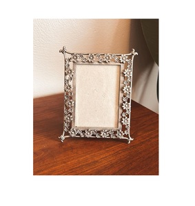 Metal <b>Photo</b> <b>Frame</b> Artistic Home Decor Accent For Tabletop Display With Contemporary Vintage Styling - Product Image 6