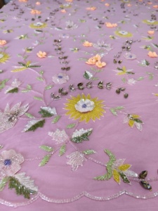 Accesorio Tejido a Mano Ecológico con Cuentas y Bordado Cruzado, Tejido de Punto Grueso y Resistente - Product Image 4