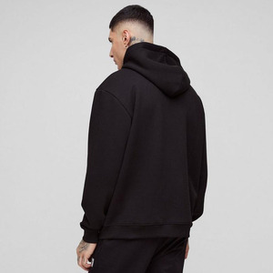 Sweat à capuche original pour hommes avec fermeture de pull-over Printemps Saison Col à capuche Traitement enduit - Product Image 4